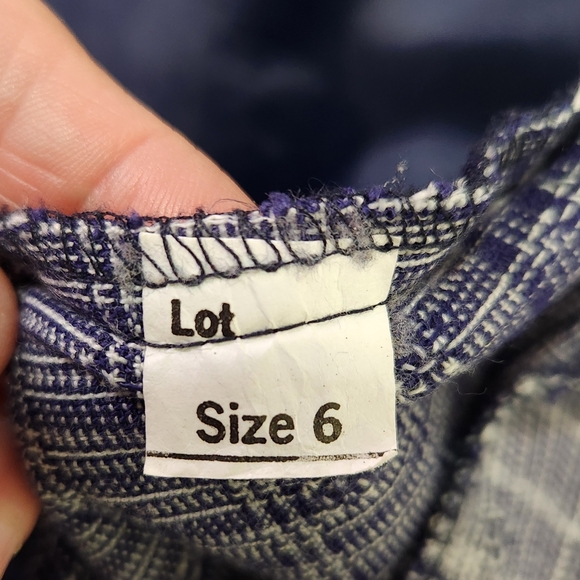 🔆Vintage Worthington Blue & White Plaid Blazer Size 6 - Picture 6 of 11